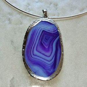 PRICE IS FIRM! Energy Healer Agate Necklace/Choker